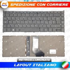 TASTIERA ACER ASPIRE NXH6UAL005 A514-51-791X NXH6NED006 RETROILLUMINATA