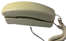 Southwestern Bell Freedom Phone Sleekline Telephone Beige Cream Works Vintage