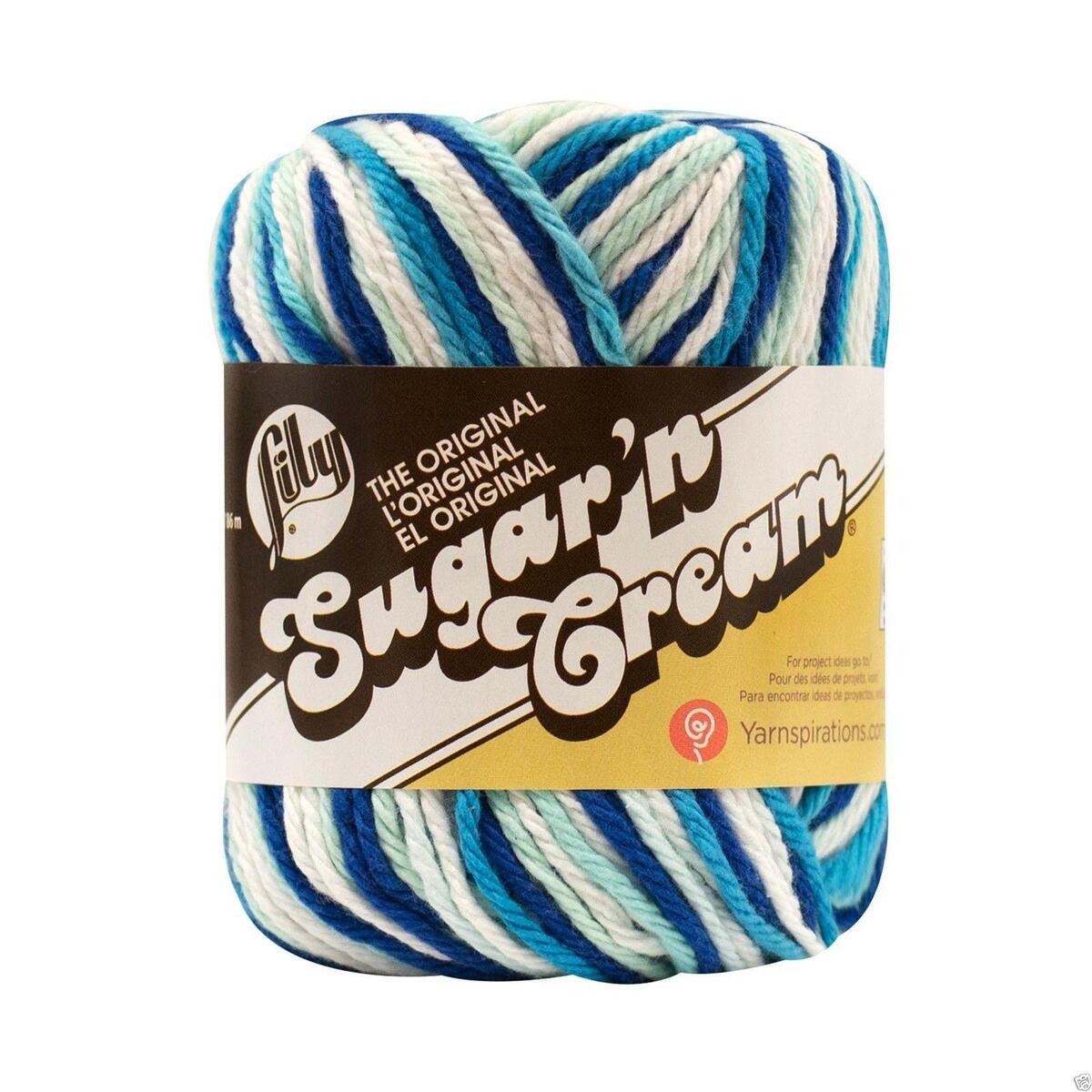 Lily Sugar 'n Cream Ombre Knitting Wool Yarn 56.7g - 2122 Lily Sugar 'n Cream Ombre Knitting Wool Yarn 56.7g - 2122