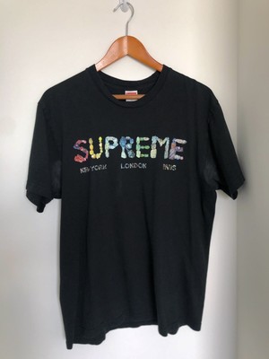 Supreme Rocks Tee Large Black SS18 