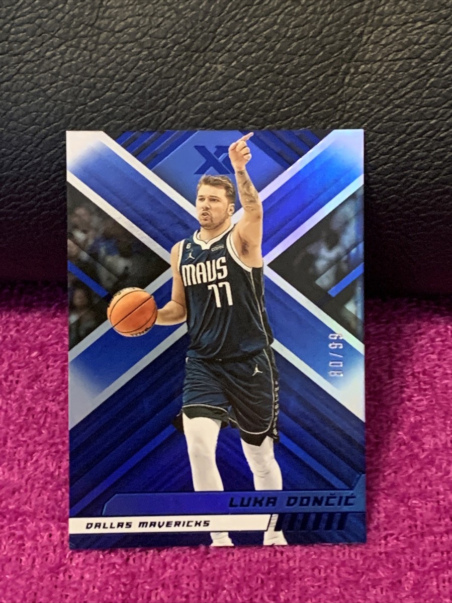 2) 2022-23 PANINI CHRONICLES NBA PANINI XR LUKA DONCIC #300 BLUE