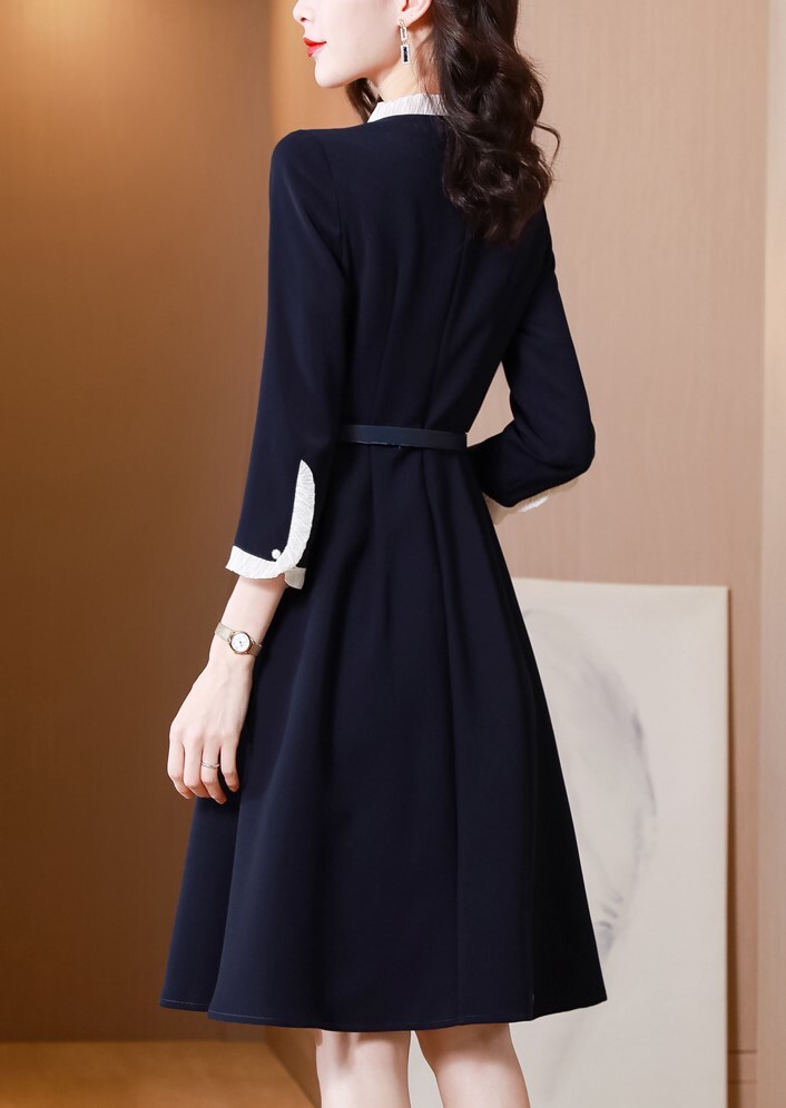 A-Line Dresses for Women Small Medium Large XL Size 6-16 Midi Office Formal  Blue | eBay