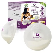 Breast Shells  Milk Catcher for Breastfeeding New Model with Plugs - Breast ...