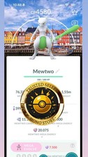 Pok mon G0 ----- Shiny Mewtwo leve 50 - 3 move Copenhagen BG - Go Fest 2026
