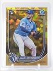 NOAH CAMERON 2025 BOWMAN CHROME SAPPHIRE ROOKIES GOLD RC /50 Q3917