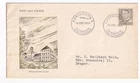 STAMP DENMARK  "GRAASTEN SLOT" 65 ORE 1953 FIRST DAY COVER