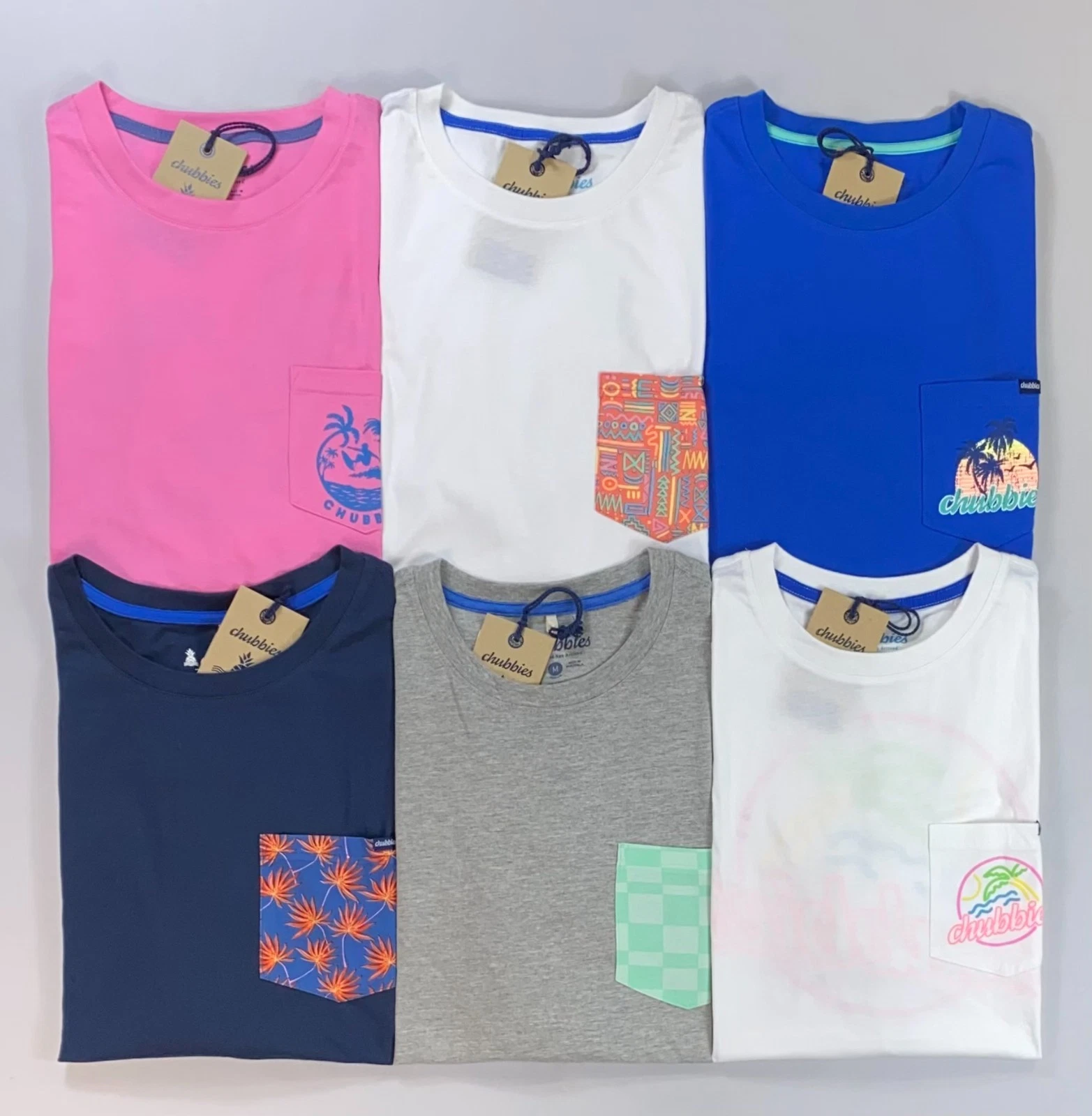 Men's Chubbies Short Sleeve Pocket T-Shirt NEW
Opens in a new window or tab