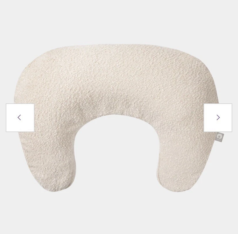Boppy New Nursing Pillow With Luxe Fabric Cover- Oatmeal Boucle
Opens in a new window or tab