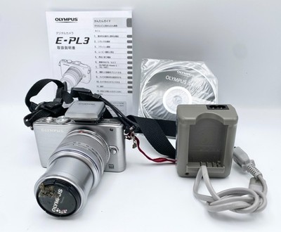 [N.MINT] OLYMPUS PEN Lite E-PL3 Mirrorless Silver M.zuiko 14-42mm F3.5-5.6 Lens