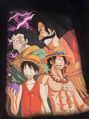 Project Joy One Piece Anime Black Shirt Size XL