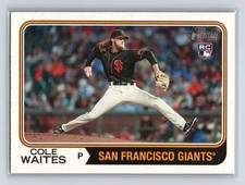 2023 Topps Heritage - Cole Waites #258 (RC)