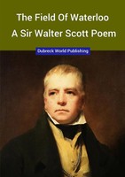 The Field Of Waterloo, A Sir Walter Scott Poem Dubreck World Publishing Buch