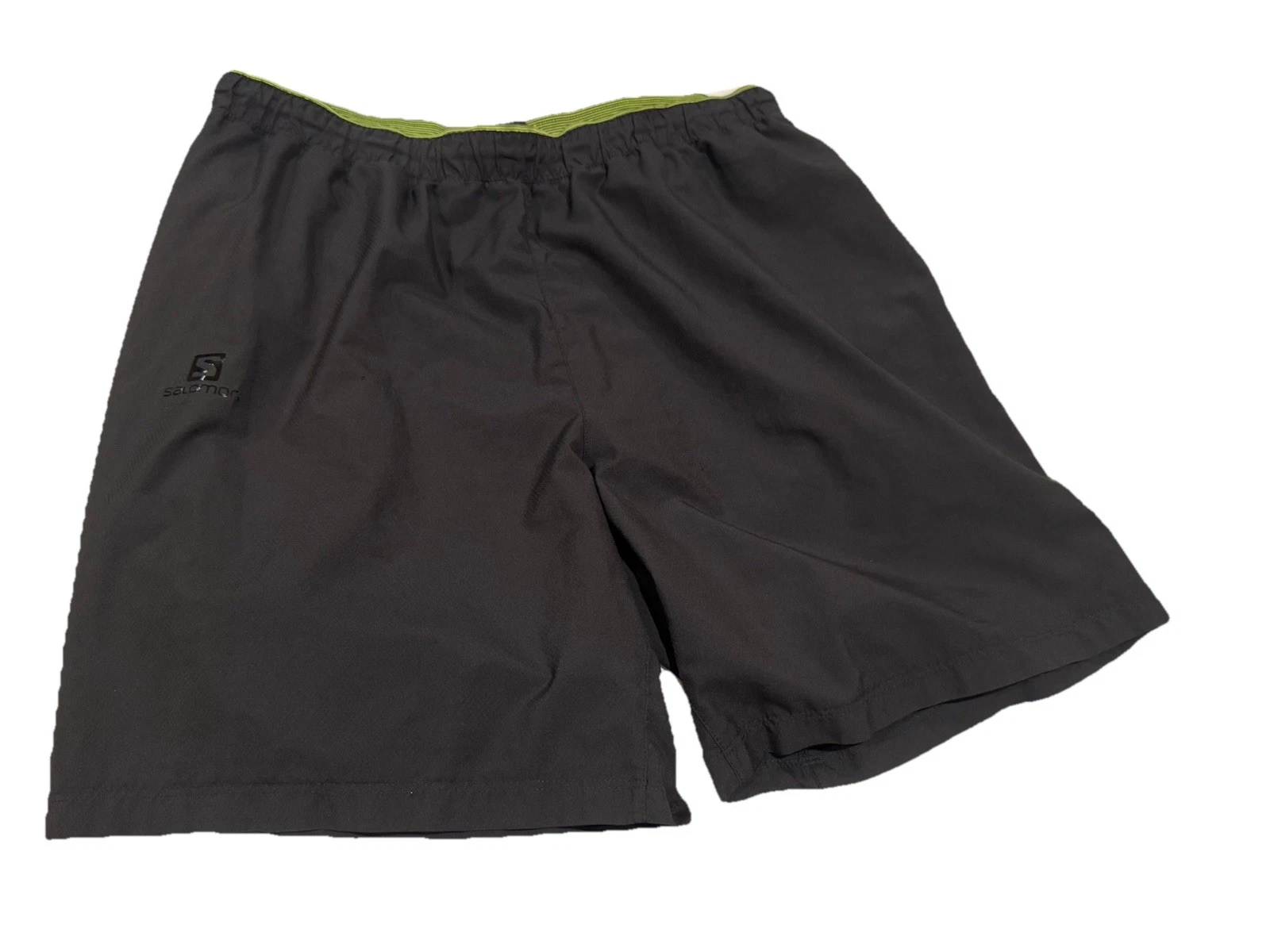 SALOMON MENS LINED MESH BRIEF RACING TRAIL RUNNING L ATHLETIC HIKING SHORTS NR