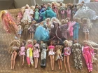 Mattel Barbie Fashion Dolls Vintage 1980s -90’s 24 Pieces Outfits Accessories
