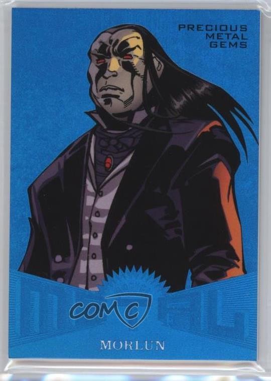 2017 Fleer Ultra Marvel Spider-Man Marvel Metal PMG Blue 39/49 Morlun #MM18 1ci