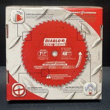 DIABLO D0748CFA 7-1/4" X 48 Steel Demon TCG Ferrous Cutting Blade 5 Pack. RC