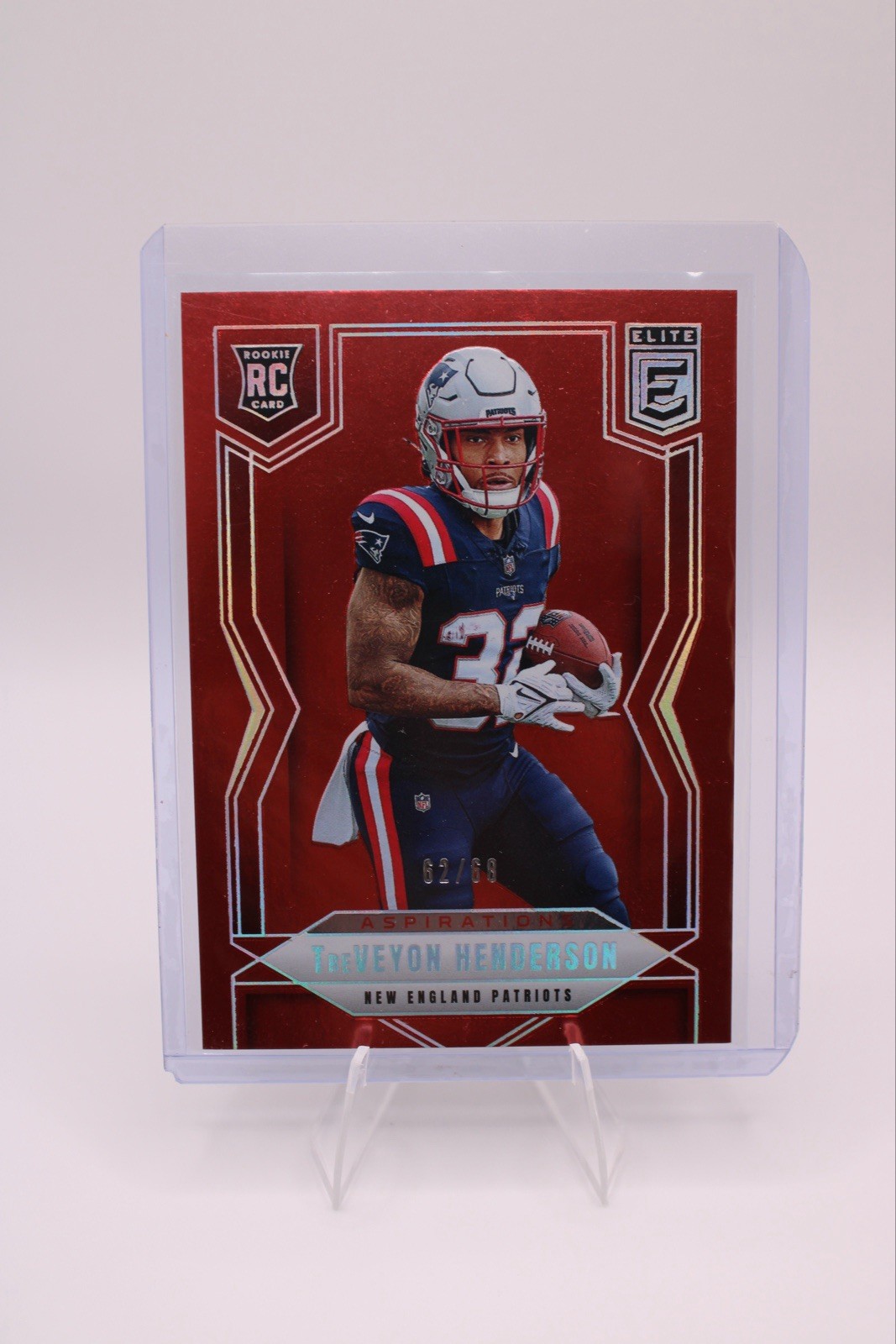 2025 Panini Donruss Elite - Rookies Treveyon Henderson #152 Aspirations /68 (RC)