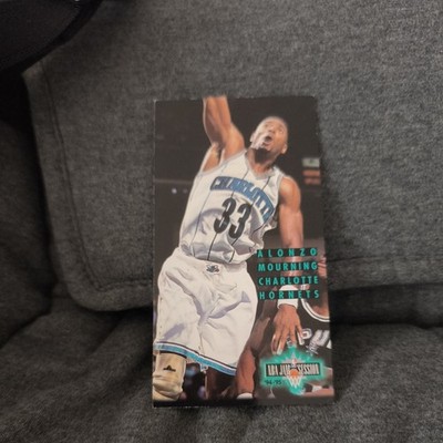 1993-94 Fleer NBA Jam Session #24 Alonzo Mourning Hornets Basketball karte 