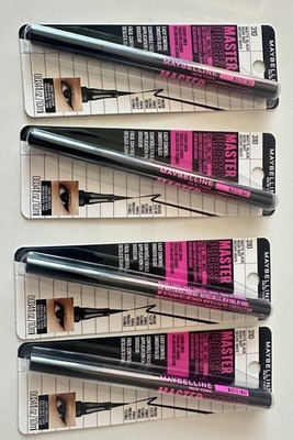Maybelline Master Precise All Day Liquid Eyeliner, 310 Matte Black - ( 4 ) PACK