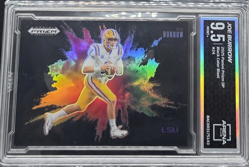 Joe Burrow #24 2025 Panini Prizm Draft Picks Color Blast card