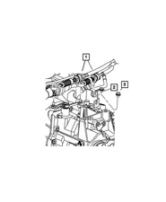 Genuine Mopar Gearshift Control Cable 5106009AC