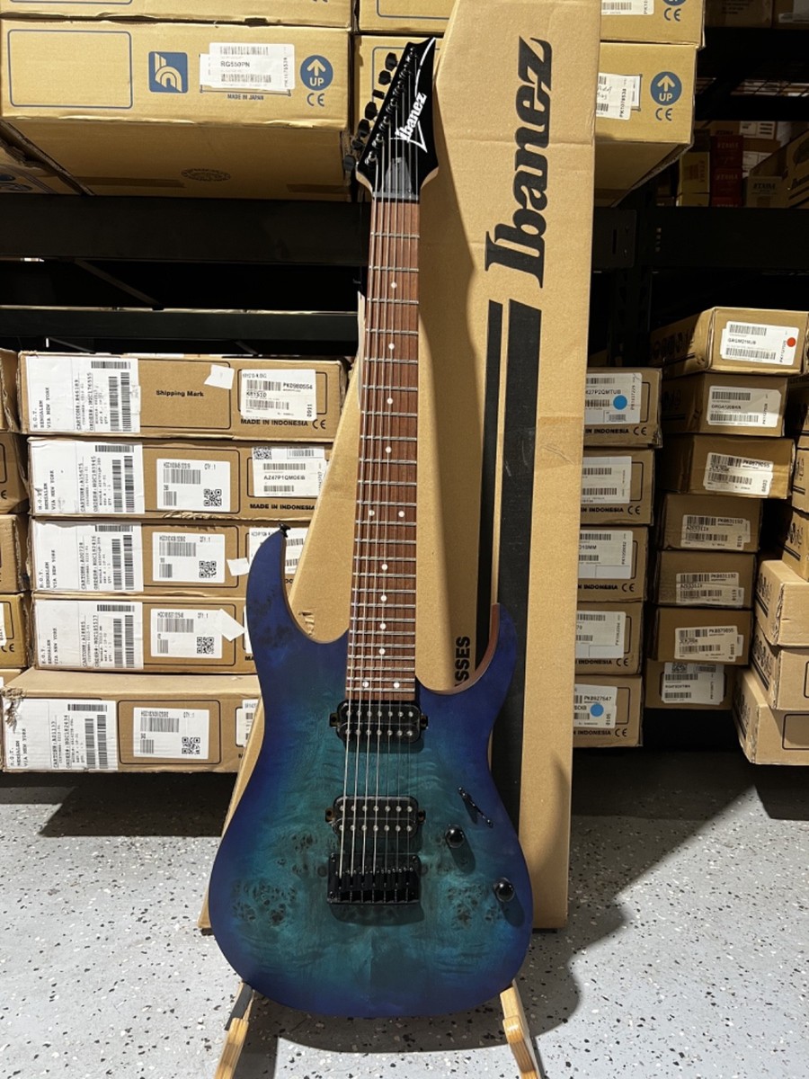 Ibanez RG7421PB Electric Guitar - Sapphire Blue Flat | eBay