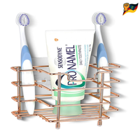ZahnbüRstenhalter Edelstahl 3 Schlitze Badezimmer Organizer