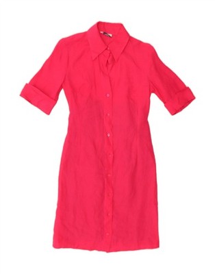 MARELLA Damen Kurzarm Shirtkleid IT 40 Small Rosa AS06