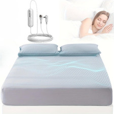 Queen Size Grounding Sheet - Organic Cotton Silver Fiber for Better Sleep