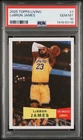 2025 Topps Living LeBron James #1 First Card in Set PSA 10 GEM MINT