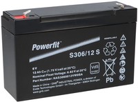 Exide Powerfit Bleiakku Agm 6V 12Ah S306/12 S