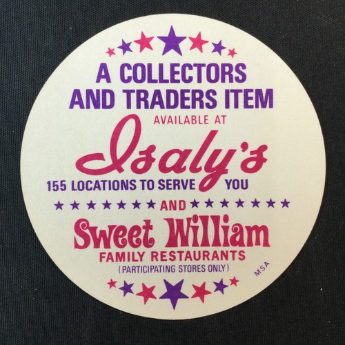 1976 Isaly's/Sweet William Discs Al Oliver Pittsburgh Pirates - Picture 2 of 2