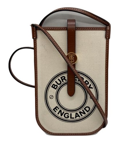BURBERRY LONDON ENGLAND                    TB logo smartphone shoulder bag Brown