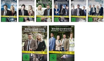 18 DVDs * BROKENWOOD - MORD IN NEUSEELAND - STAFFEL 1 - 8 IM SET # NEU OVP &