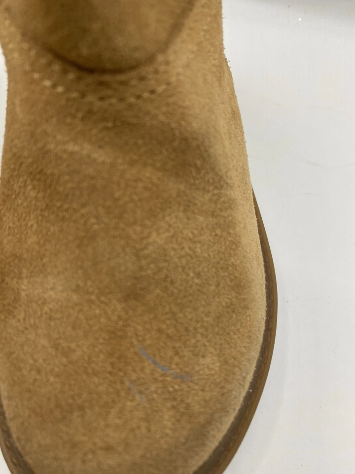 Ugg Niños Pequeños Castaño Talla 6 Cremallera Arcos Botas Zapatos Usados en Excelente Condición Foto 3 de 4