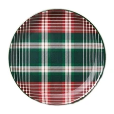 Four (4) Hearth & Hand™ w/Magnolia ~ SIGNATURE PLAID Melamine 10.5" Dinner Plate