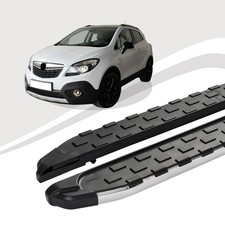 Trittbretter Opel Mokka ab Baujahr 06/2012-08/2016 SUPA Silber mit und ABE
