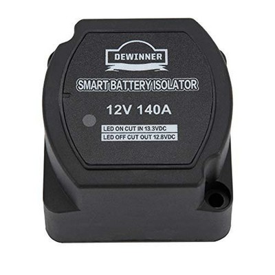 Dual Battery Smart Isolator DEWINNER - VSR - Voltage Sensitive Relay, 12V 140...