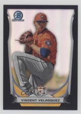 2014 Bowman Draft Top Prospects Chrome Black Refractor 11/75 Vince Velasquez mx0