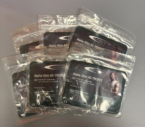 Alpha-Stim AS-TRODES 4 Electrodes 1.5"x2" Pads for TENS Unit Physical Therapy