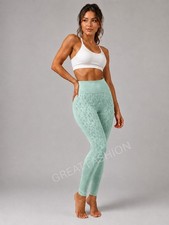 Ladies Womens Leggings High Waist Gym Yoga Stretch Sports Running Tummy Control