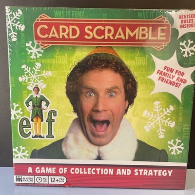 Mint NIB Card Scramble Elf - Christmas Holiday Family Fun!