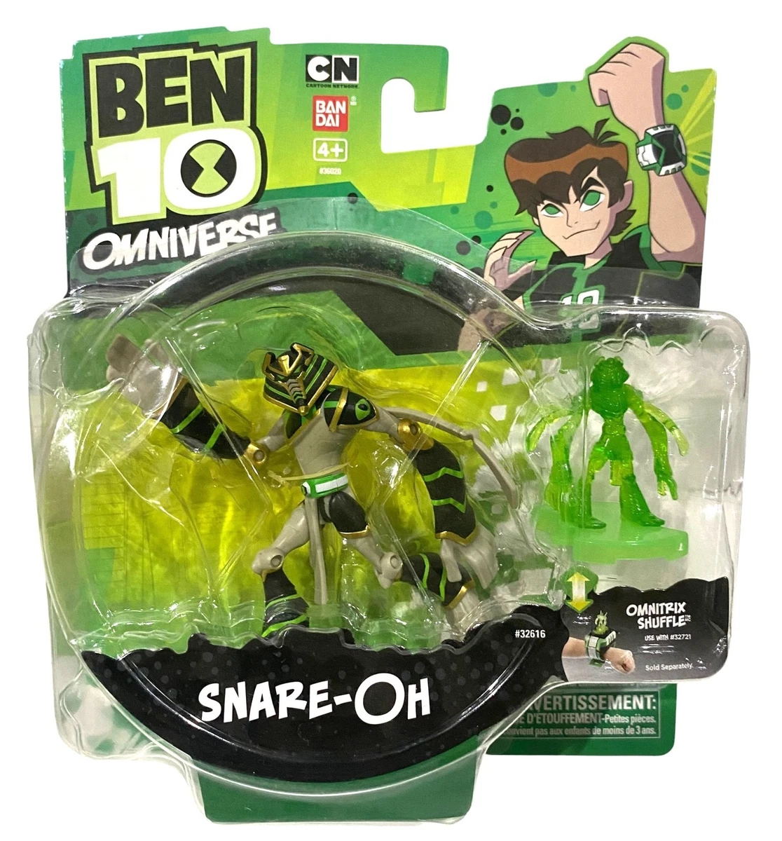 BEN 10 ミニデッキ 4パック Bioworld Ben 10 Aliens Omni-Kix Shock Rock Rath XLR8 Bolsa de