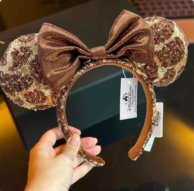 Disney Parks Giraffe Sequin Animal Print Minnie Ears  display picture 1