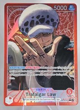 Trafalgar Law - OP14-001 (Alternate Art) OP14-001 The Azure Sea's Seven Foil NM