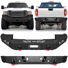 Vijay Frontrear Bumper Fits 2011-2014 Gmc Sierra 2500hd3500hd Wwinch Plate