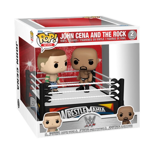 Funko POP! WWE John Cena and The Rock - 2 Pack Vinyl Figure
