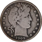 1909 50c Barber Half Dollar ~ VG
