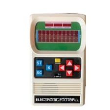 Mattel Basic Fun Electronic Football Handheld Game Tested Works Retro Toy