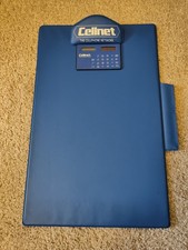 A vintage cellnet branded clipboard and calculator 1985-1999